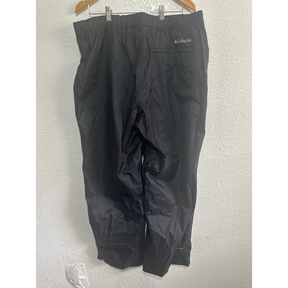 Columbia Black XL Short Rain Pants Waterproof Adjustable Outdoor - Picture 5 of 6
